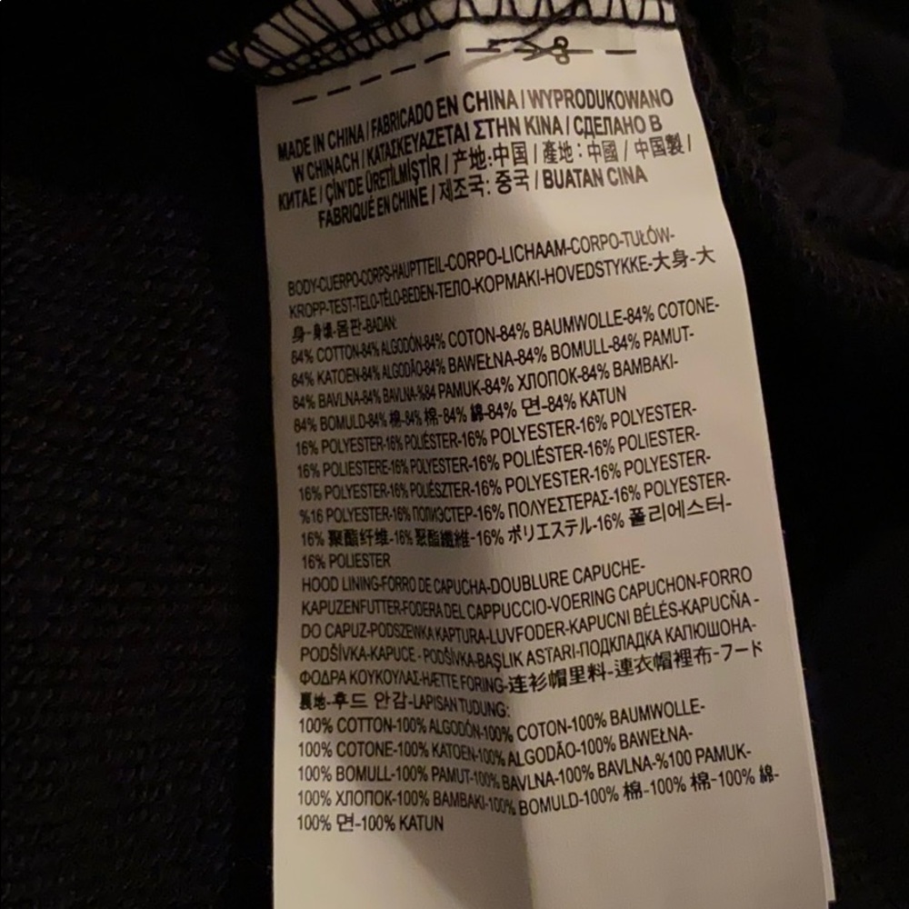 Vans Strait Out Turvy Cropped Hoodie Black Women’s - Picture 8 of 8